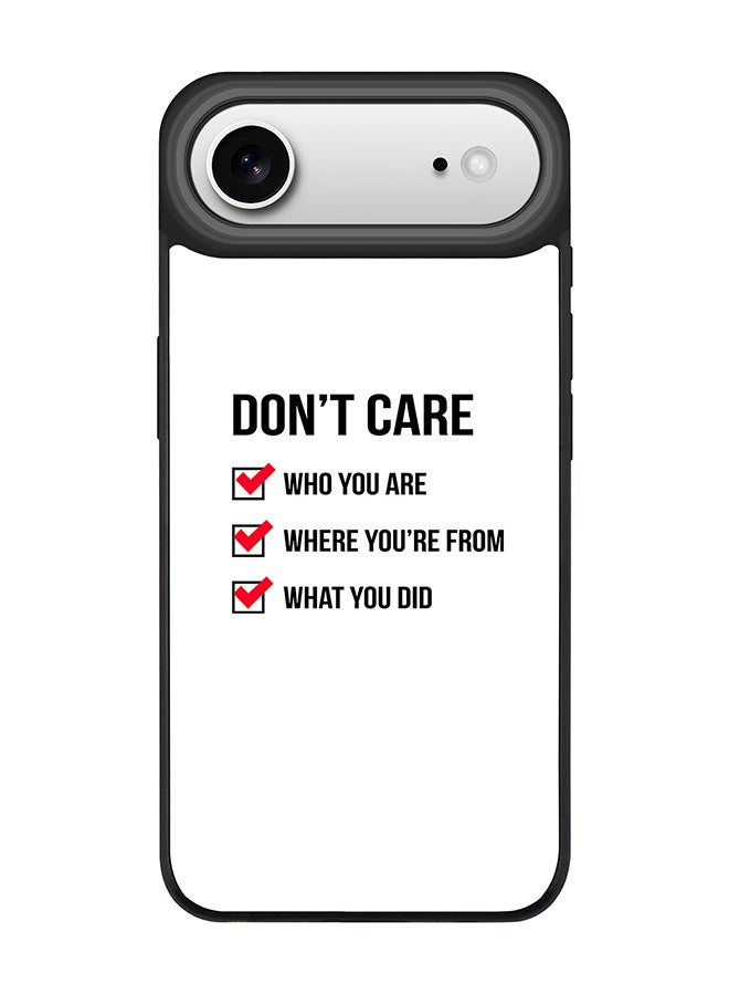 Stylizedd iPhone Air Case, [Compatible with MagSafe] Slim Magnetic cover Phone Case iPhone Air -Don't Care - Image 1