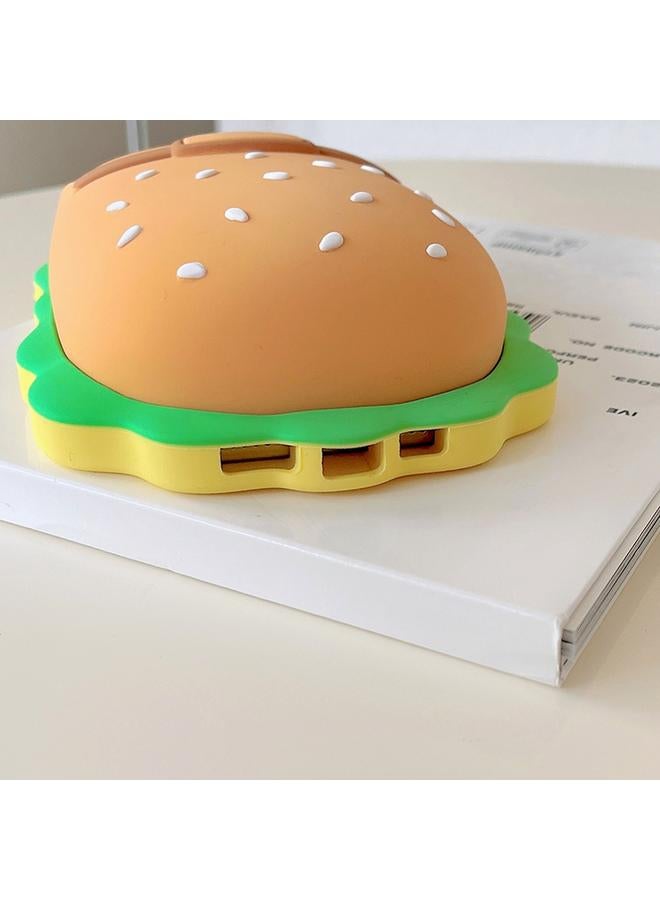 اس-توب جراب لهاتف iPhone 16 Pro Hamburger Silicone بتغطية كاملة - Image 4