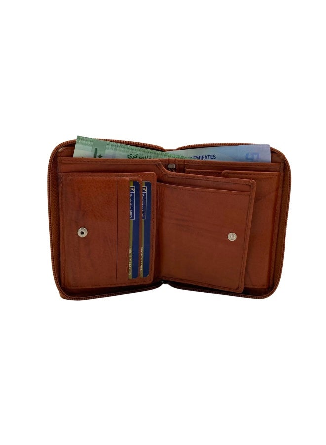 LAVERI LEATHER Fullzip leather mens Wallet #4263CZ - Image 5