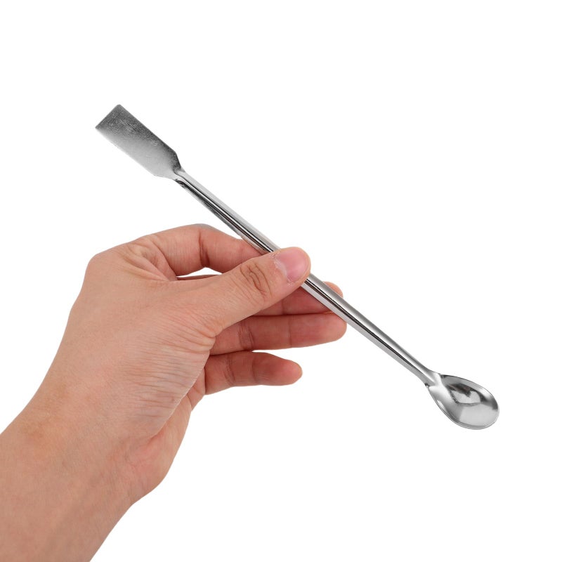 Long Handle Stainless Steel Lab Spoon for Powders Reagents Graphite Crucible Cleaning - Image 5