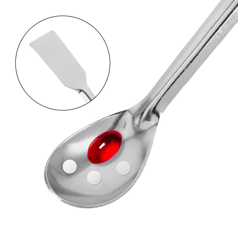 Long Handle Stainless Steel Lab Spoon for Powders Reagents Graphite Crucible Cleaning - Image 4