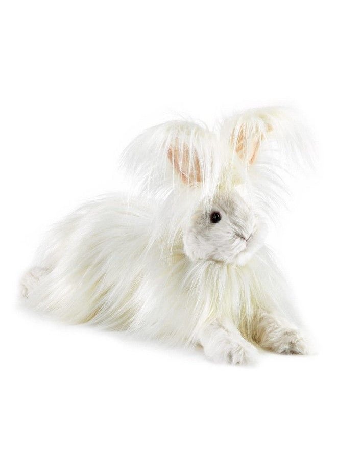 Folkmanis - Angora Rabbit Hand Puppet White - Image 1