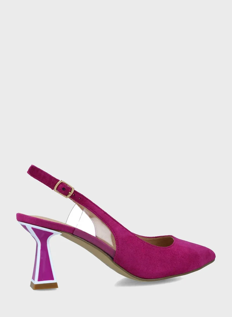 MENBUR Closed Toe Heel Pumps