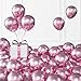 KALOR Metallic Pink Balloons 100 pcs 5 inch Thick Latex Chrome balloons for Balloon Garland Arch Birthday Decoration Wedding Party Baby Shower Decorations - Image 2