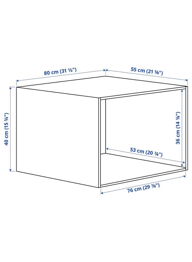 Zaboon Frame, white, 80x55x40 cm - Image 4