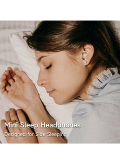 Excefore Sleep Earbuds for Side Sleepers, Sleepbuds Comfortable Noise Blocking, Noise Cancelling Ear Buds, Bluetooth 5.3 Tiny Headphones for Sleeping, Sport (Beige)  - Image 3