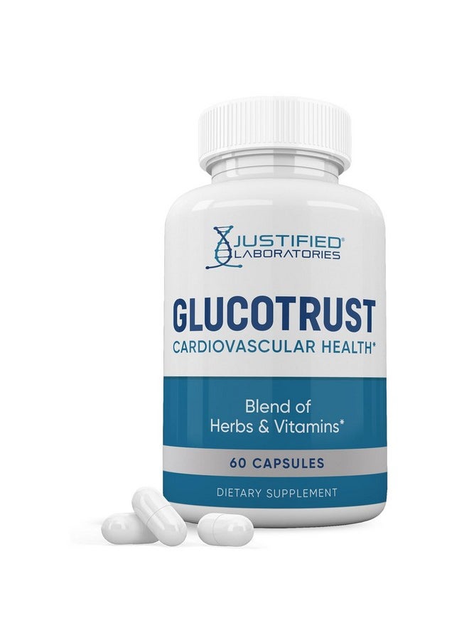 Justified Laboratories - Glucotrust Advanced Formula 620Mg Formula Supplement Pills 60 Capsules - Image 1