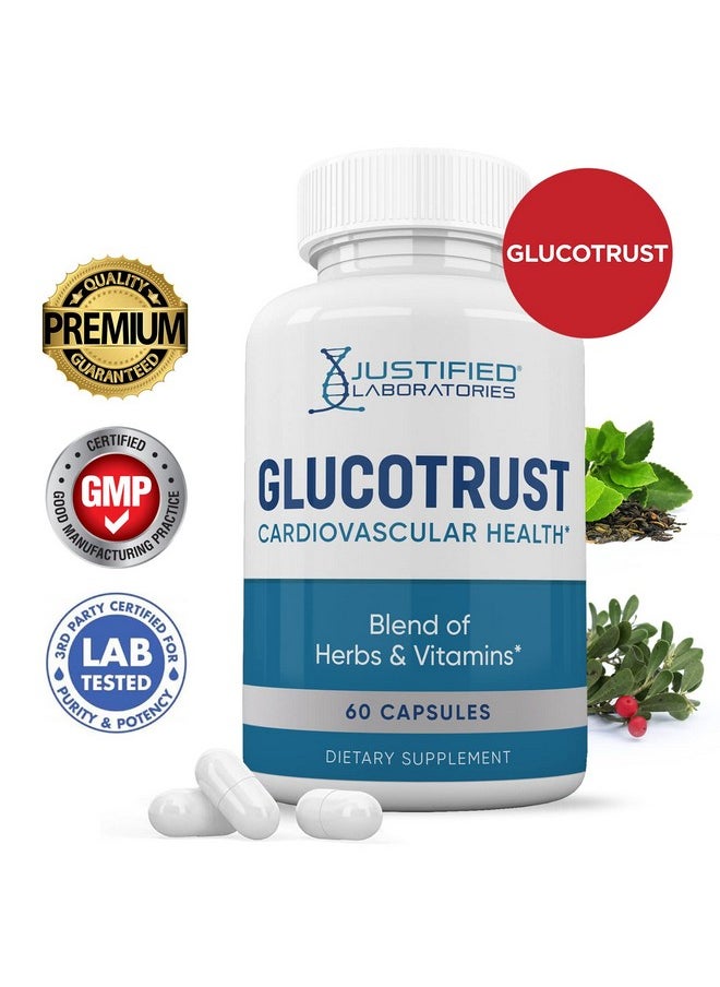 Justified Laboratories - Glucotrust Advanced Formula 620Mg Formula Supplement Pills 60 Capsules - Image 1