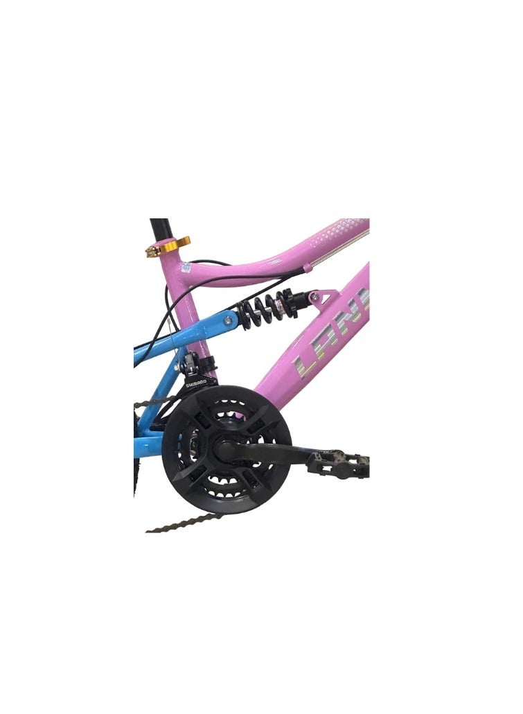 Shard Shard 20-Inch Kids Mountain Bike – 21-Speed, Carbon Steel Frame, Dual Suspension, Front & Rear Disc Brakes, Adjustable Seat - Image 2