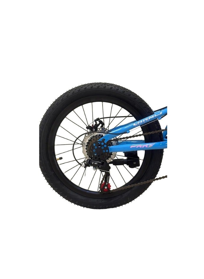 Shard Shard 20-Inch Kids Mountain Bike – 21-Speed, Carbon Steel Frame, Dual Suspension, Front & Rear Disc Brakes, Adjustable Seat - Image 3