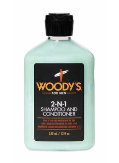 Woody's 2-in-1 Thickening Shampoo and Conditioner for Men, Fuller, Thicker Hair and Healthier Scalp, Cleanse and Condition, 12 oz. - pzsku/Z7F70A2249673A2365072Z/45/_/1739350188/7a32efea-2e1d-4204-b998-cfadebe24f75