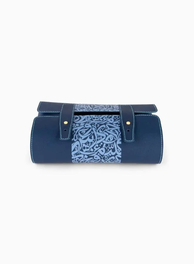 Silsal Huruf Navy Tissue Box