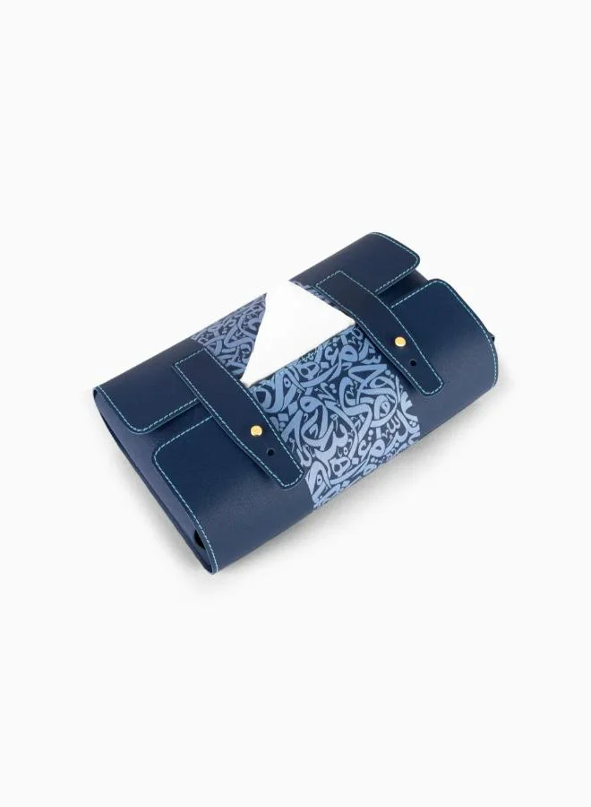 Silsal Huruf Navy Tissue Box