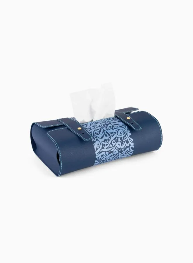 Silsal Huruf Navy Tissue Box