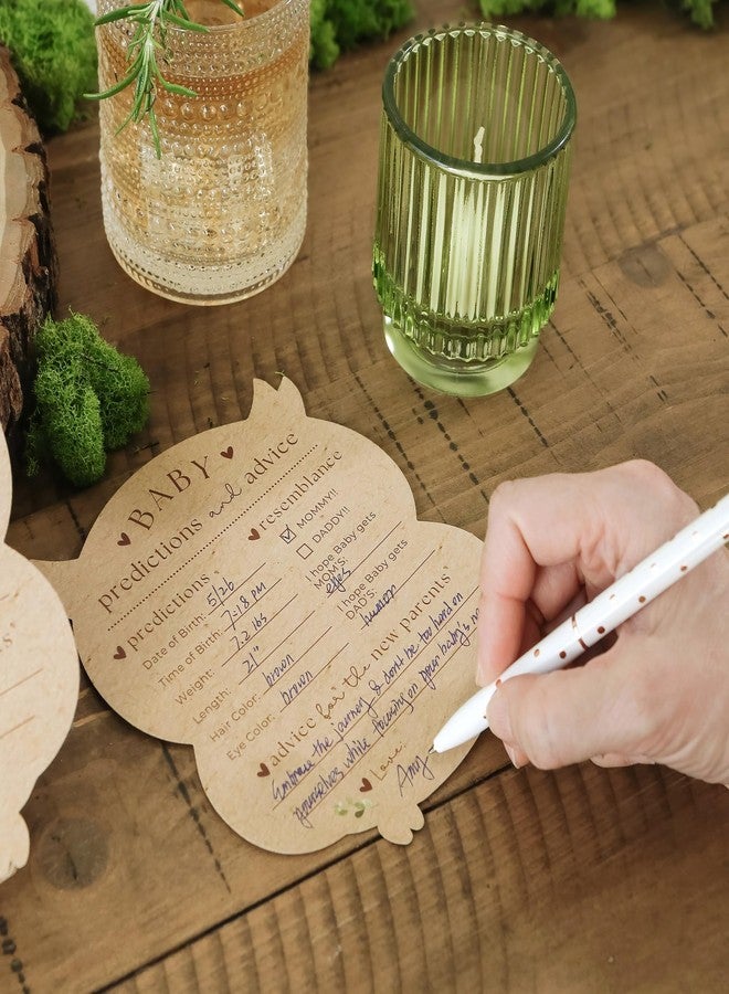 Kate Aspen Woodland Animal Advice Cards For Baby Shower Game & Activity, Baby Prediction Cards, Baby Shower Decorations, (Set of 50) - Image 3