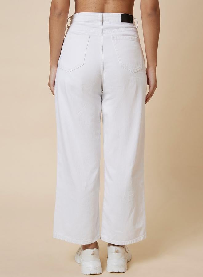 Globus Boyfriend Fit Mid-Rise Distressed Jeans - Image 3