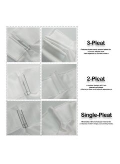 LuxHome Stainless Steel 4-Prong Pinch Pleat Curtain Hooks – Durable Short Hooks for Drapes, Window Treatments, and Pinch Pleat Curtains – Rust-Resistant Design (Pack of 20)  - Image 4
