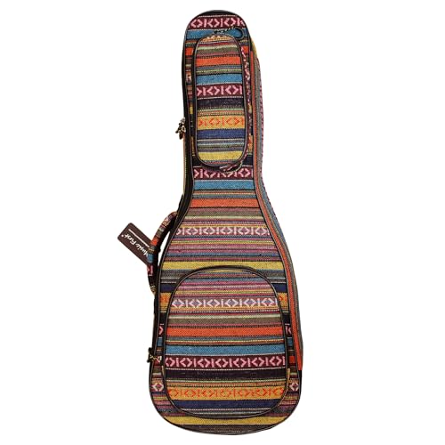 MUSIC FIRST Original Design 06 15mm Thick Padded Country Style Guitalele 30 inch Mini Guitar Case Guitar Bag 30 inch Guitar backpack 3031 inch PLS CHECK PHOTO No2 AND MEASURE YOUR GUITAR - Image 1