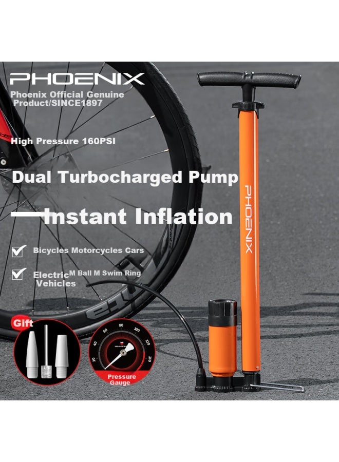 Phoenix Bicycle Pump Universal Inflator Electric Bike Mountain Bike Road Bike New High Pressure Car High Pressure - Image 5