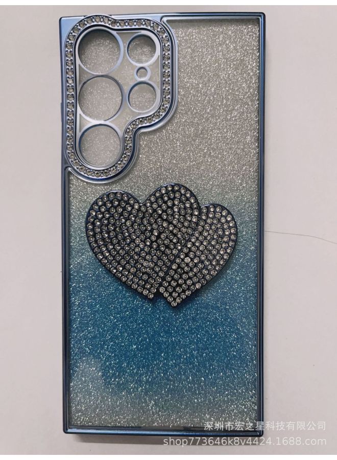 Suitable For Samsung S24ultra Phone Case Diamond Doll Love S23 Rhinestone Glitter Gradient A15 Soft