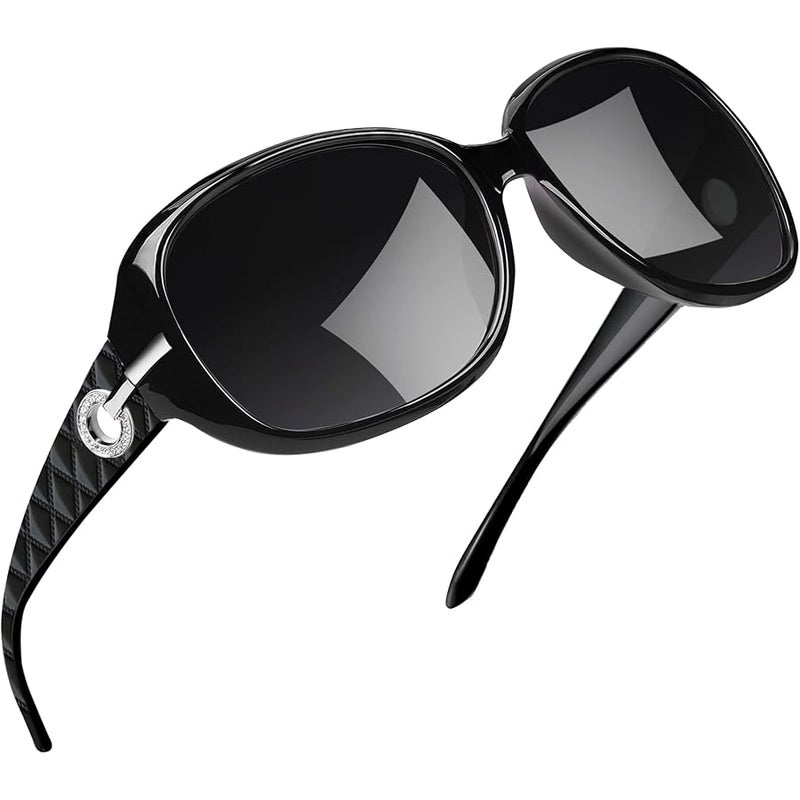 Joopin Sunglasses for Women Oversized Shades for Ladies Trendy Large Rectangle Sun Glasses UV Protection - Image 1