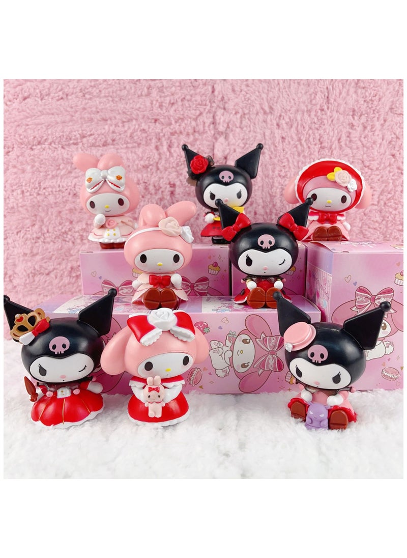 OCTOBER Sanrio Rose and Paijue Figure Kulomi Figure Melody Ornament Model Tabletop  - Image 2