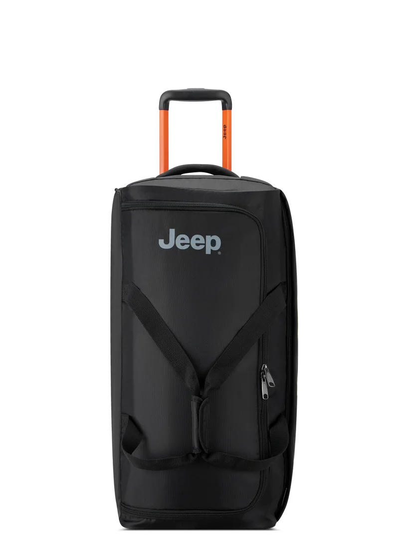 Jeep The Jeep Softcase 2-Wheel Duffle luggage tolley check-in suitcase 73cm Black, Medium