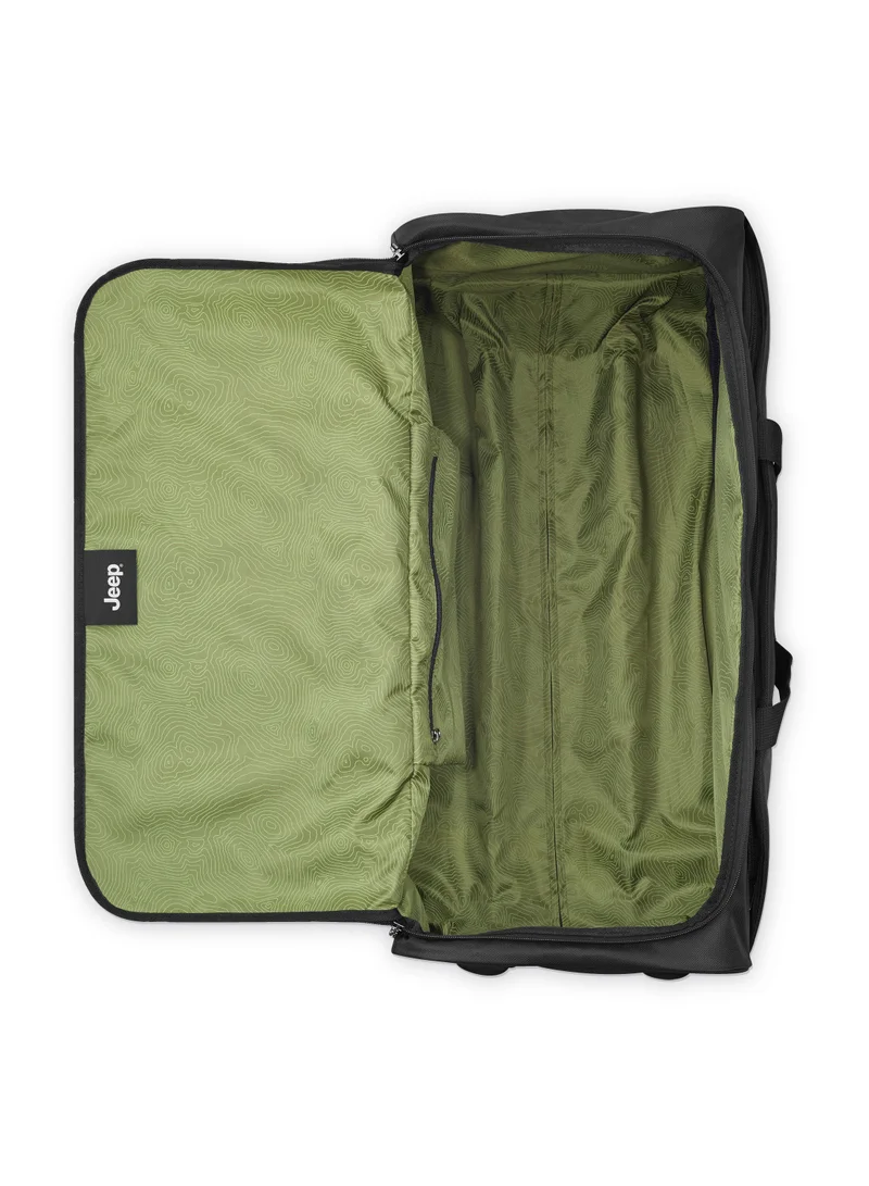 Jeep The Jeep Softcase 2-Wheel Duffle luggage tolley check-in suitcase 73cm Black, Medium