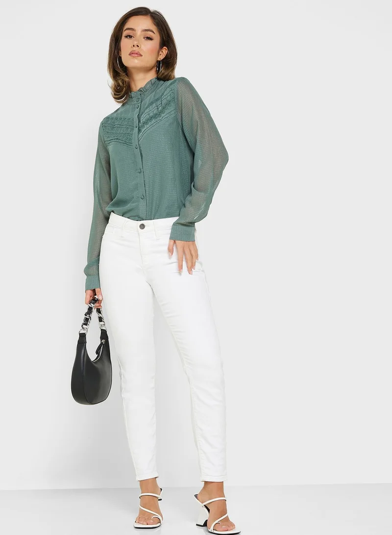 VERO MODA Button Down Top