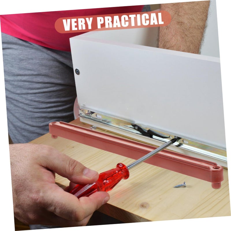 2pcs 16 Inch Bottom Mount Heavy Duty Drawer Slides for Cabinets Dressers Cupboards - Image 4
