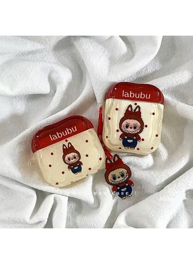 LABUBU Cute Cartoon Rabby Apple AirPods Case 