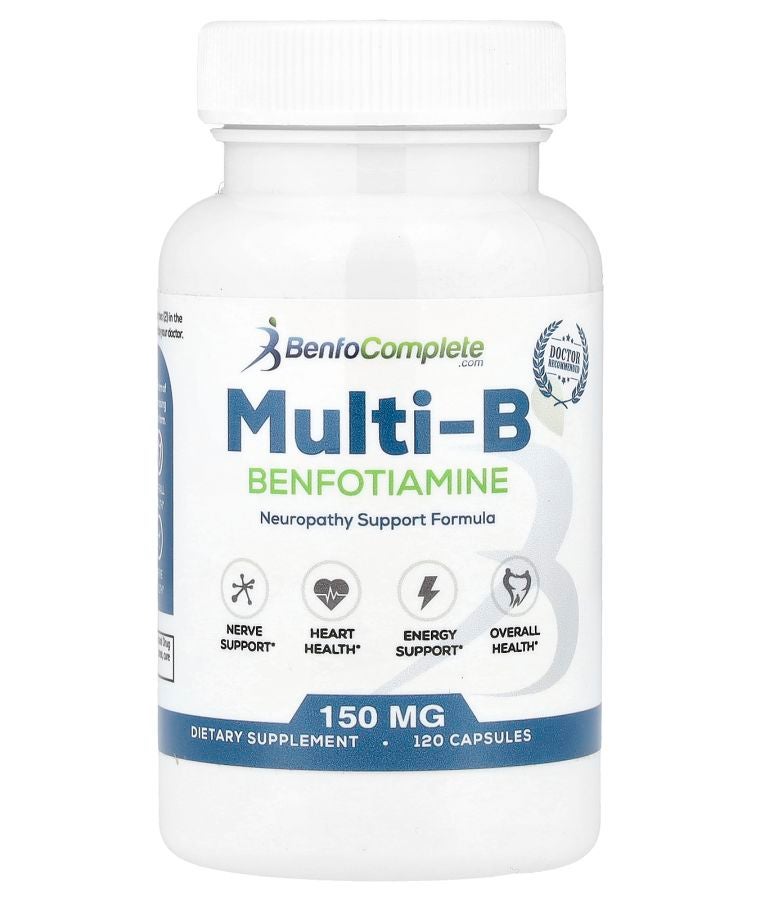 Multi-B Benfotiamine Neuropathy Support Formula 120 Capsules