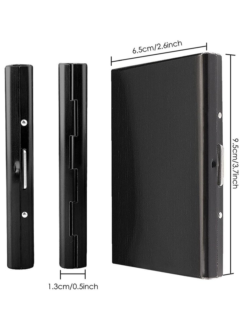 Generic Metal Credit  Card Organizer, RFID Blocking Credit Card Holder With 6 Card Slots Stainless Steel  - Image 3