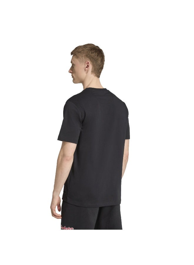 Adidas Mufc Us Tee Black Football T-Shirts For Men XS  - Image 3