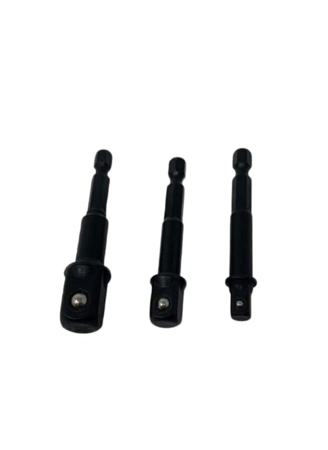 DEWALT Impact Driver Ready 3 Piece Socket Adapter Set Dw2541Ir Dw2542Ir Dw2547Ir One Size  - Image 3