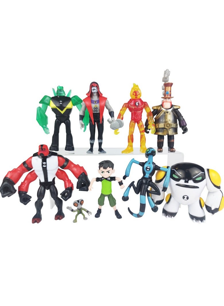 2.5-5-inch Brain Special Agent Team 2 new character figurines, 10 pieces in a bag  - Image 2