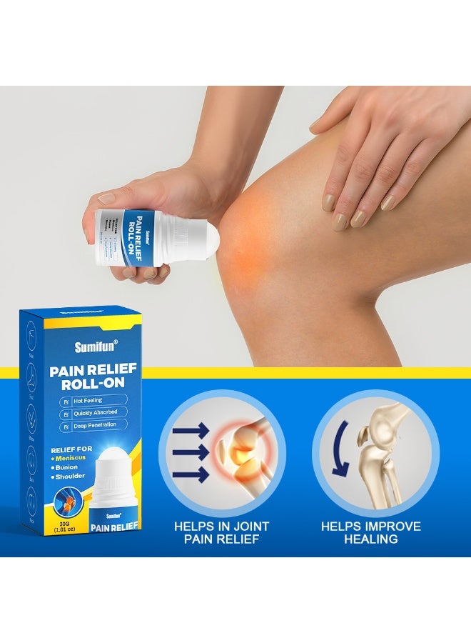 Sumifun Joint Pain Relief Roll-On Cream - 30g Joint Care Roller for Shoulder, Neck, Lower Back, and Ankle Discomfort Relief, Soothing Massage Care Roll-On, Fast-Acting Relief, External Cream Moisturizing - Image 3