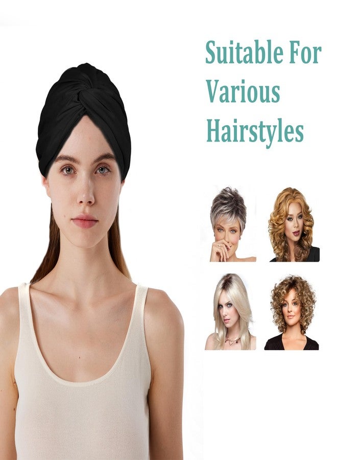 ELLEWIN Silk Bonnet for Women Satin Hair Bonnet for Sleeping Beanie Hat for Man Adjustable Turbans Head wrap - Image 3