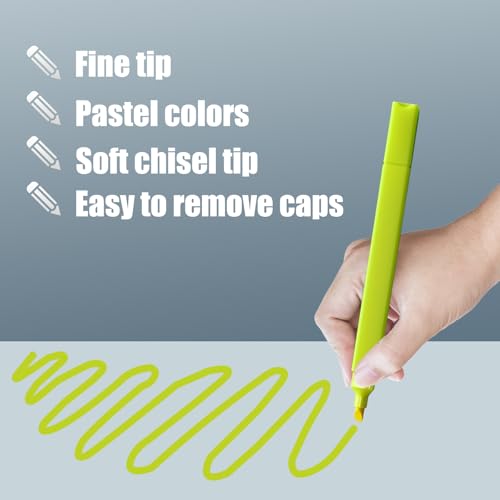 konket 12pc Bible Highlighters And Pens No Bleed Cute Highlighter For Journaling, Candy Cute Pastel Highlighter - Image 3
