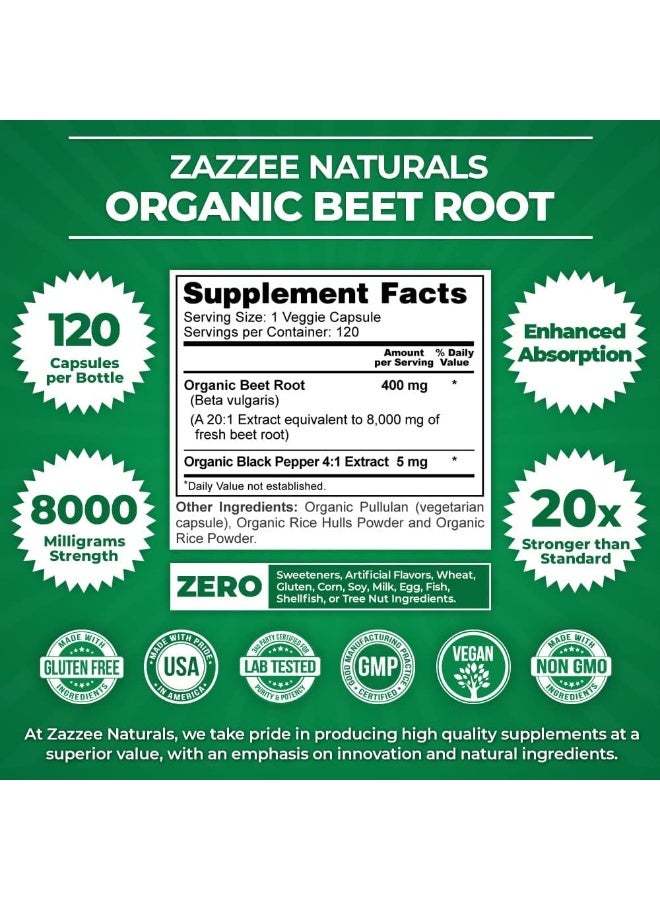 Zazzee Extra Strength Beet Root 20:1 Extract - Image 4