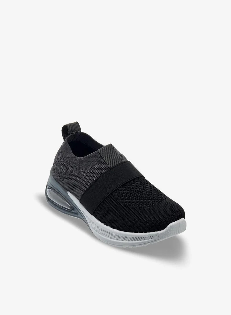 Oaklan by Shoexpress BLACK Boys Textured Slip-On Sports Shoes for Men | Best Price UAE