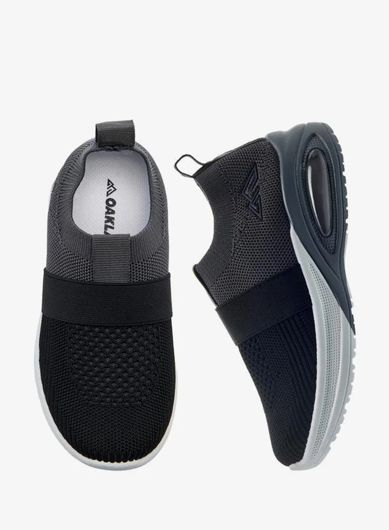 Oaklan by Shoexpress BLACK Boys Textured Slip-On Sports Shoes for Men | Best Price UAE