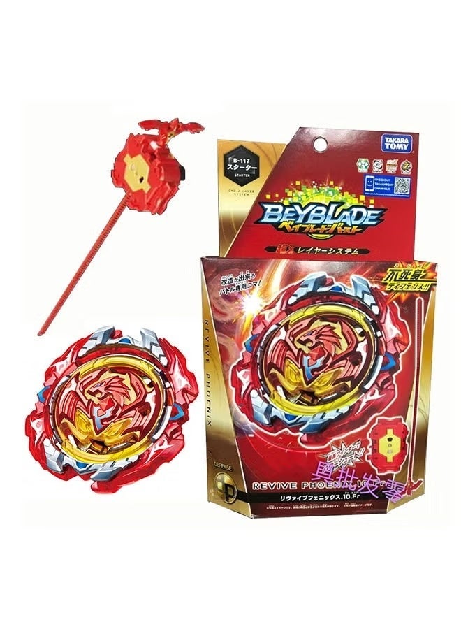 TAKARA TOMY Imaginative And Creative Revive Phoenix.10.Fr Beyblade With Launcher For Kids - Image 2