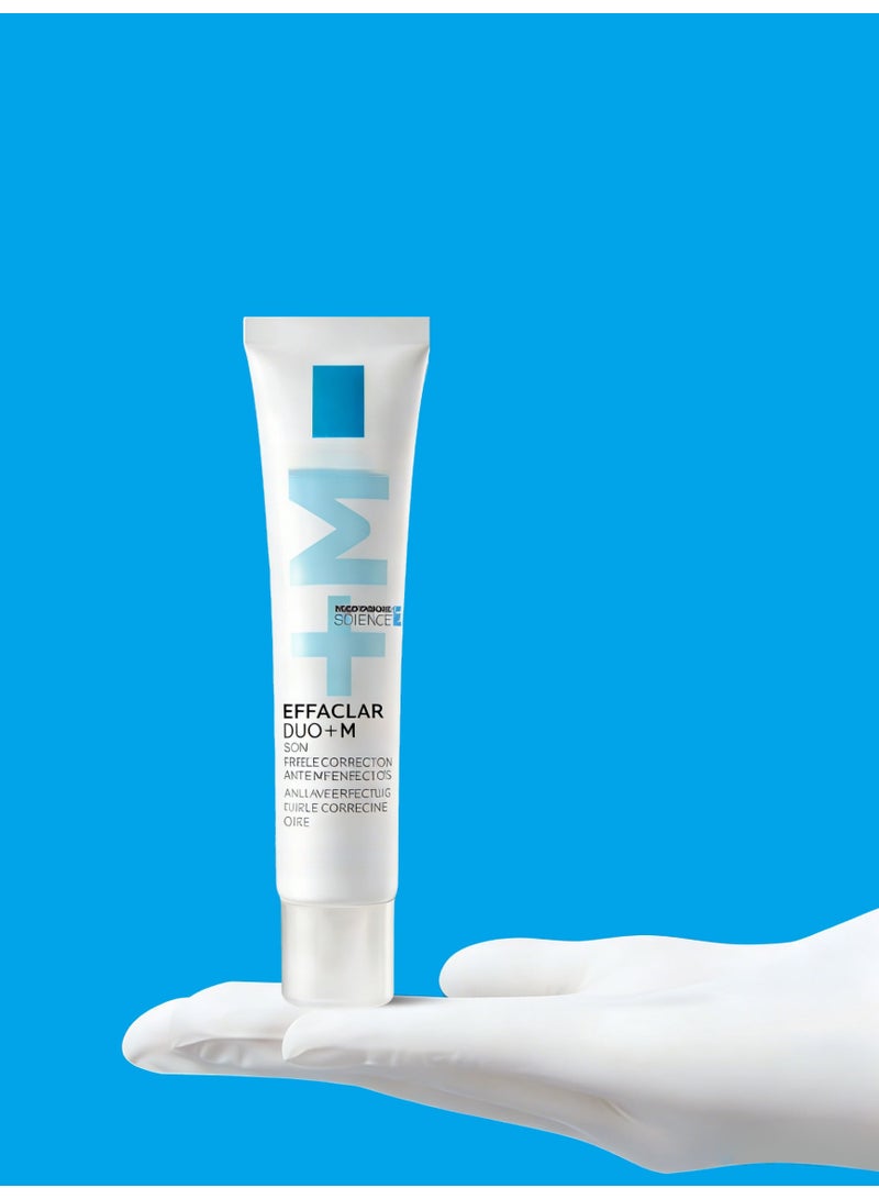 Effaclar Duo+M Acne Cream 40ml - Professional Acne-Prone Skin Care | Acne & Oil Reduction