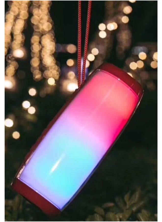 Generic - TG157 Wireless LED Lantern Bluetooth Speaker Red - Image 1