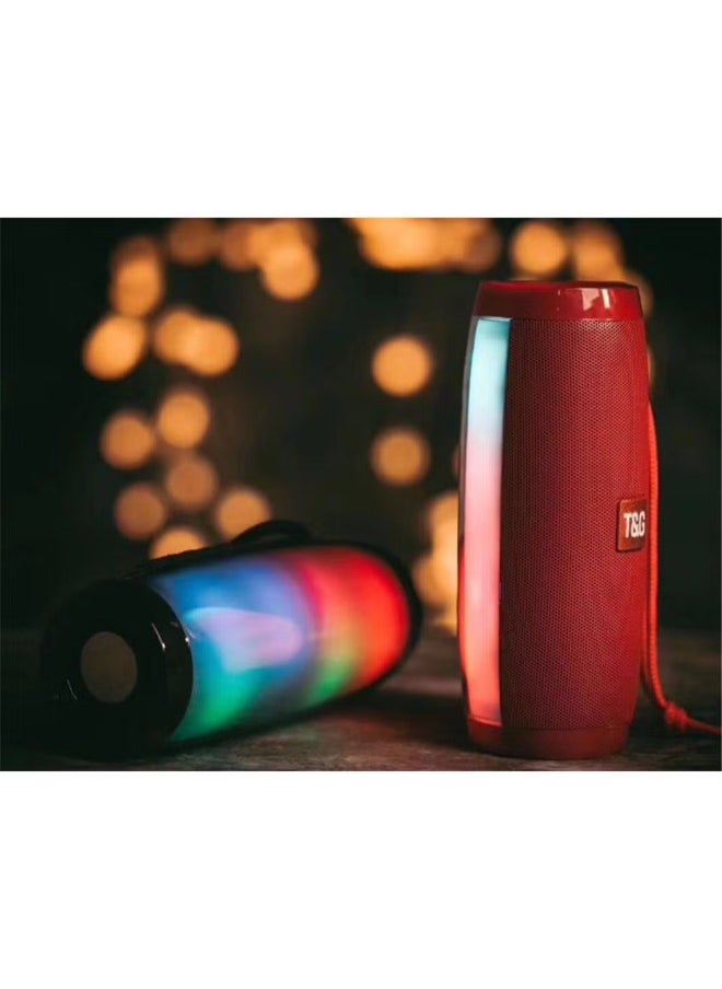 Generic - TG157 Wireless LED Lantern Bluetooth Speaker Red - Image 1