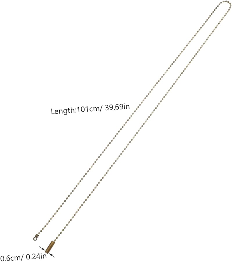 سلسلة سحب خرزية بنية داكنة لمروحة السقف وتركيبة الإضاءة، إكسسوار منزلي أنيق - Image 3