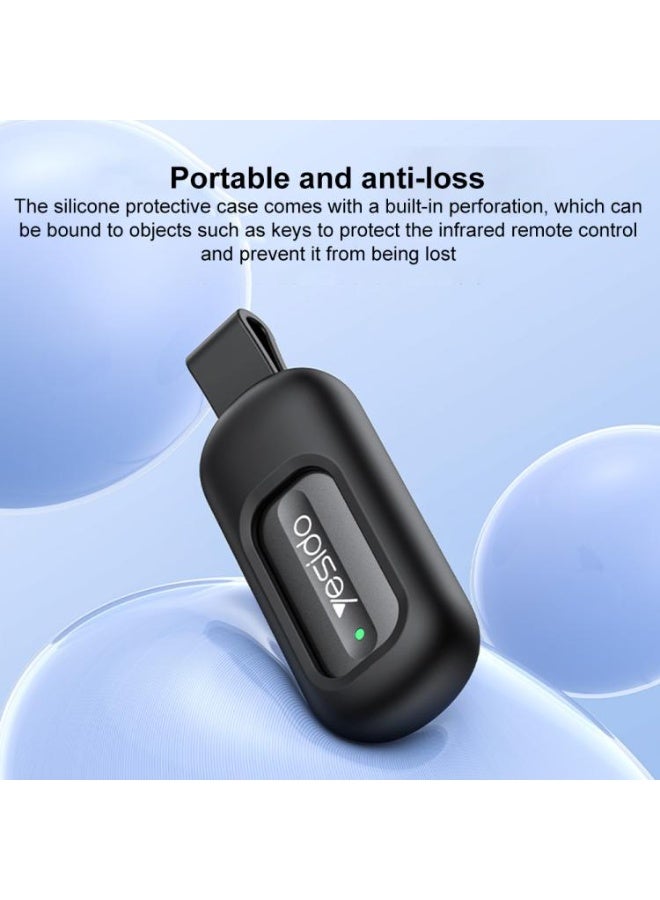 يسيدو جهاز تحكم عن بُعد ذكي يسيدو EC26C من النوع C للهواتف المحمولة يعمل بالأشعة تحت الحمراء (أسود) - Image 2