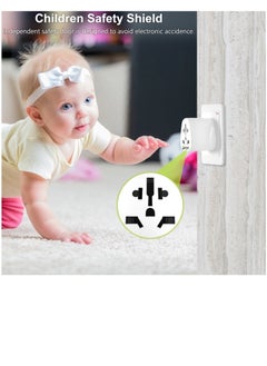 Lencent 2X World to UK Travel Adapter, Visitor from USA/Europe/China/Australia to 3 Pin UK Adapter Plug, USA to UK Adapter/China/AU to UK adapter  - Image 2