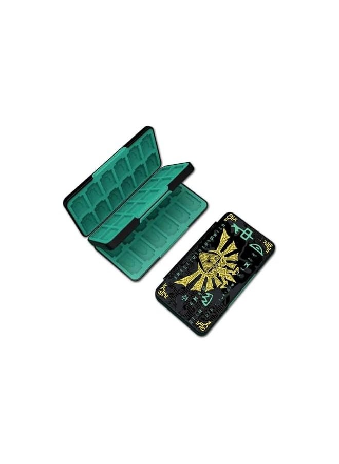 PROMASS Switch Game Case Compatible with Nintendo Switch Games & Micro SD Cards, Switch Game Holder Cartridge Case with 24 Game Card Storage (Black (48 card))  - Image 1